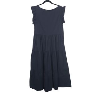 Chepe Italy Ruffle Sleeve Tiered Maxi Dress